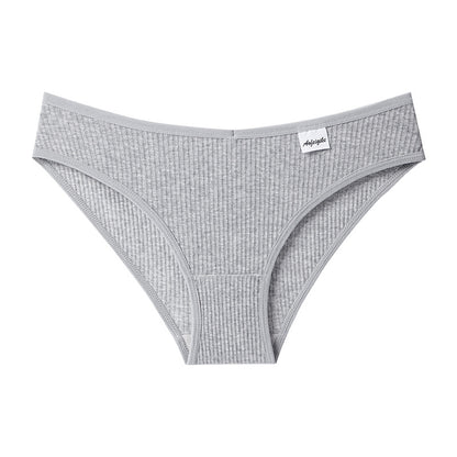 Foreign trade underwear women's pure cotton crotch mid-waist sexy seamless women's pure desire, European and American breathable hip-lifting briefs sports